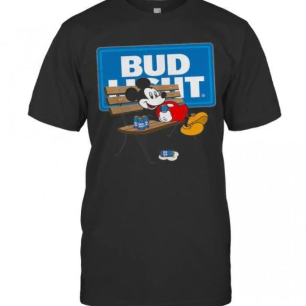 Mickey Mouse Disney Loves Bud Light Tshirt